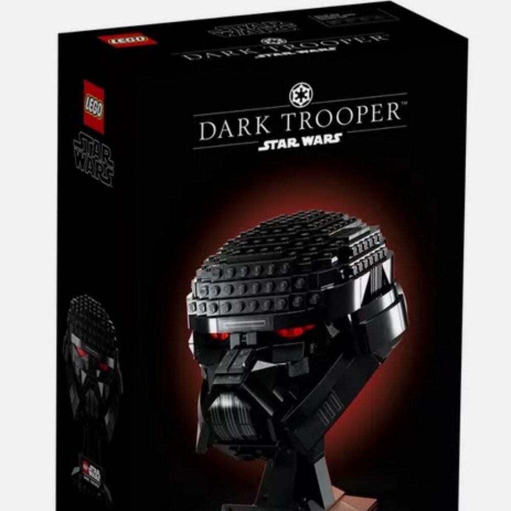 New Sealed Lego Star Wars Dark Trooper Helmet Retired & Collectible Set 75343